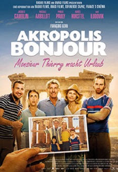 Plakat Akropolis Bonjour - Monsieur Thierry macht Urlaub