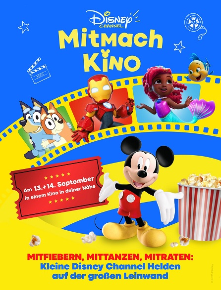 im Kino Horn VORSCHAU: Disney Channel Mitmachkino Sept. 2025
