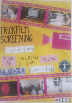 Plakat Trickfilmscreening BG Horn